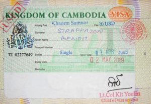 Visa Cambodge