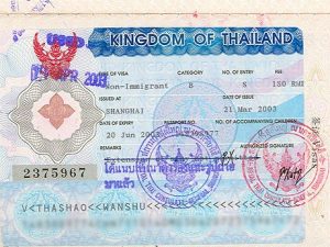Visa Thailande