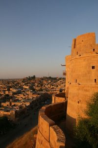 Coucher de soleil sur le fort