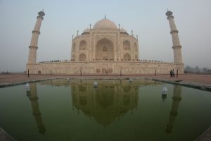 Taj Mahal en fisheye