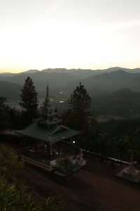 Mae Hong Son au sunset