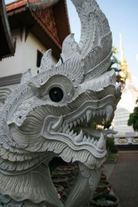 Dragon à l'entrée