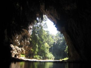 Sortie de grotte