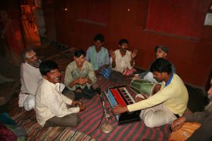 Musiciens dans le temple