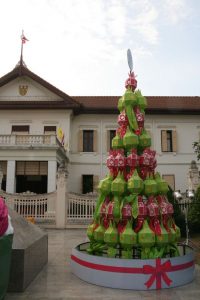 Sapins en lampions