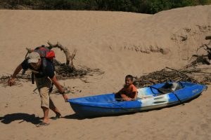 Kayak pulling