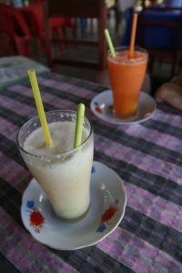 Coconut et carrot shake