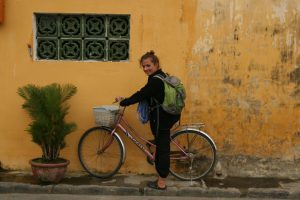 Choupi en vélo