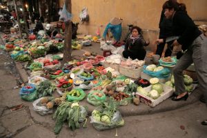 Vendeuse de légumes