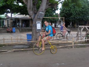 Tibal et son nouveau vélo