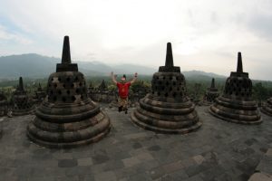 Jump à Borobudur