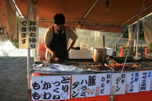 Stand de brochettes