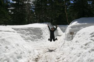 Jump dans les congères