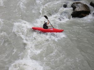 Kayak en eaux vives