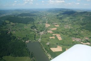 Beaujolais vu du ciel